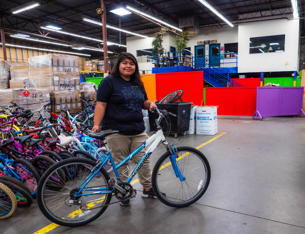 Free bikes for low income families hot sale near me